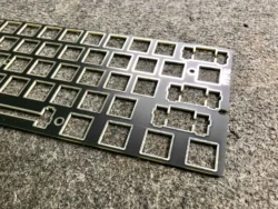 60% GH60 61 keys mechanical Keyboard plate CF PC POM FR4 Brass ( for plate mount stab ))