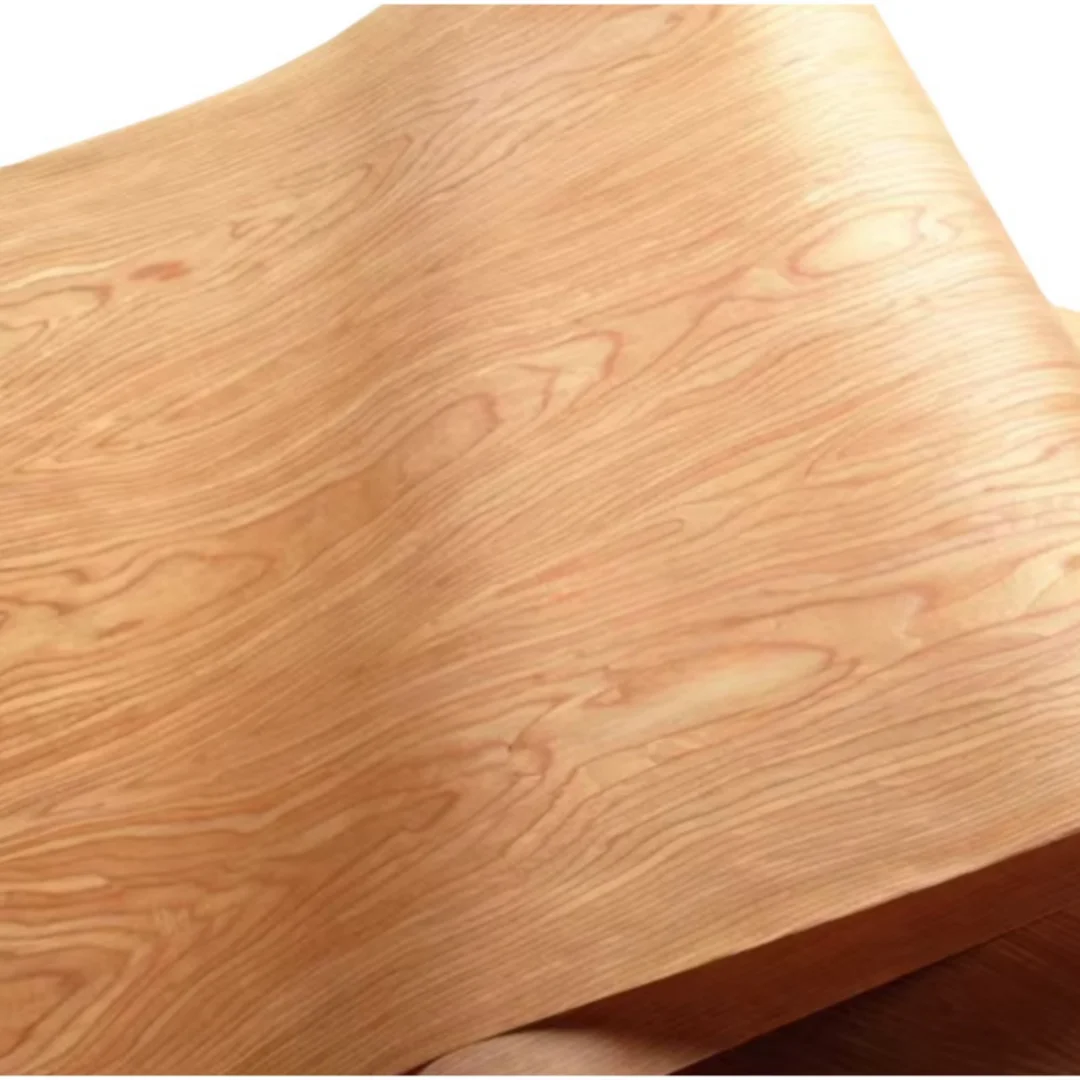 Size:2.5x0.58meter Thick:0.2mm Techwood Cherry Blossom Pattern Veneer Sheet DIY Home Wall Cabinet Door Furniture Speaker Decor