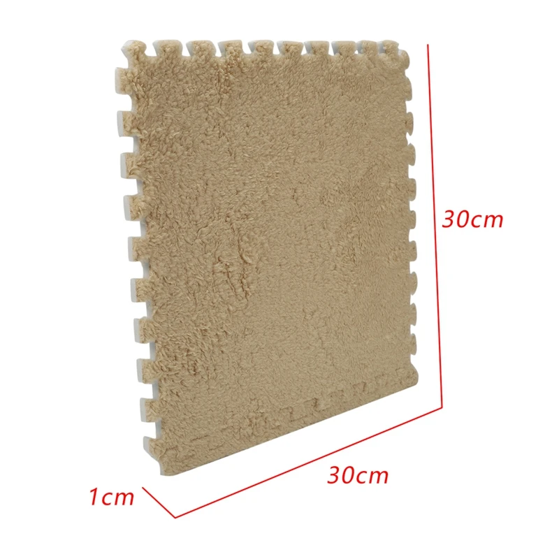 EVA-ファジーマット,インターロッキングフォーム,子供用フロアカーペット,保育園の装飾に最適,ベビールーム用,新品,10個