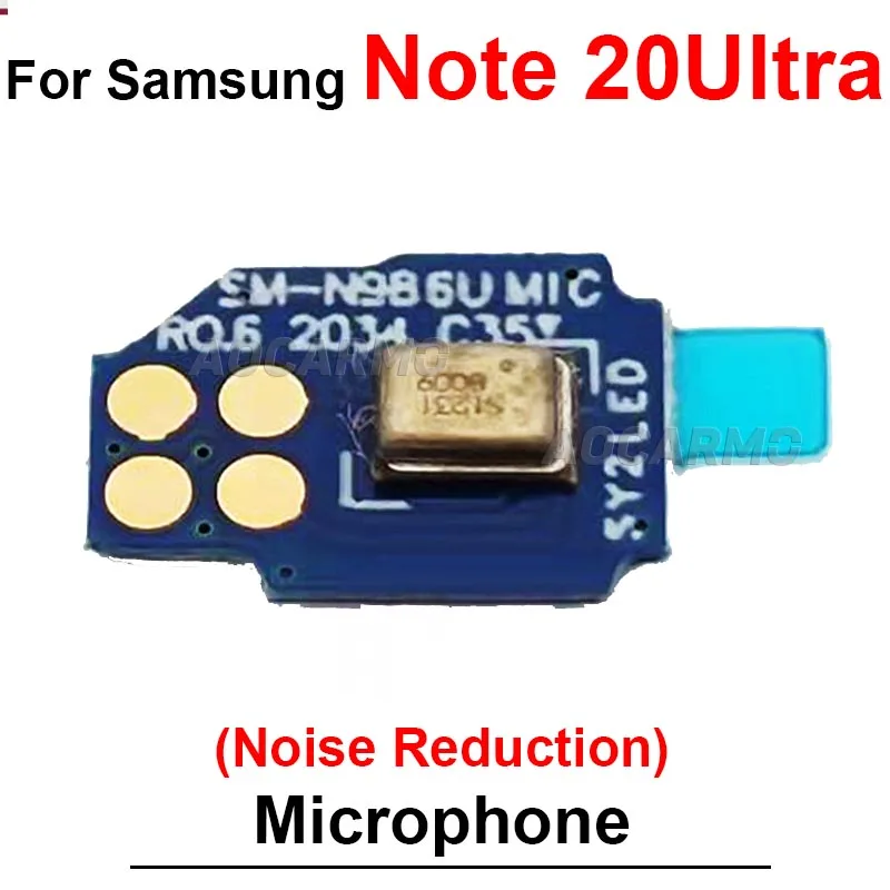 1Pcs Noise Reduction Microphone For Samsung Galaxy Note 20 Ultra 20+ S20 Plus S20U Top Mic Board Replacement Repair Parts