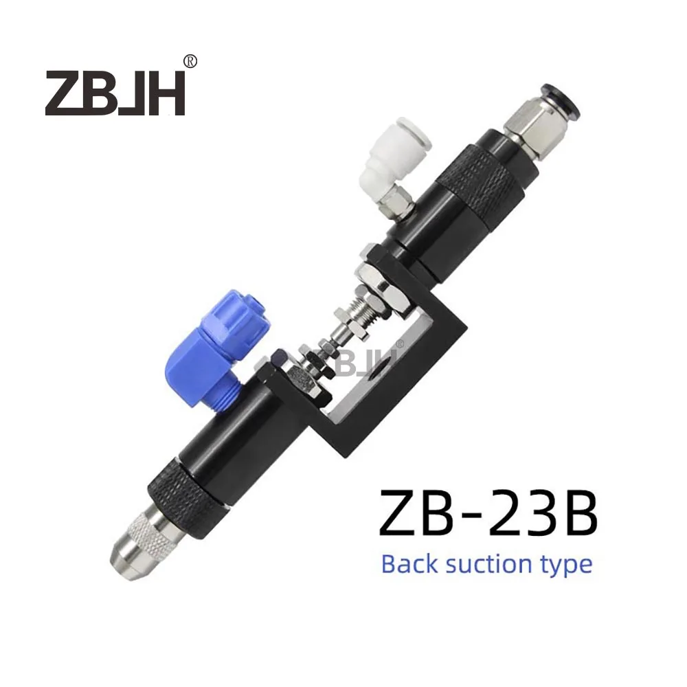 Dedal de válvula dispensadora de pegamento, tipo de succión trasera