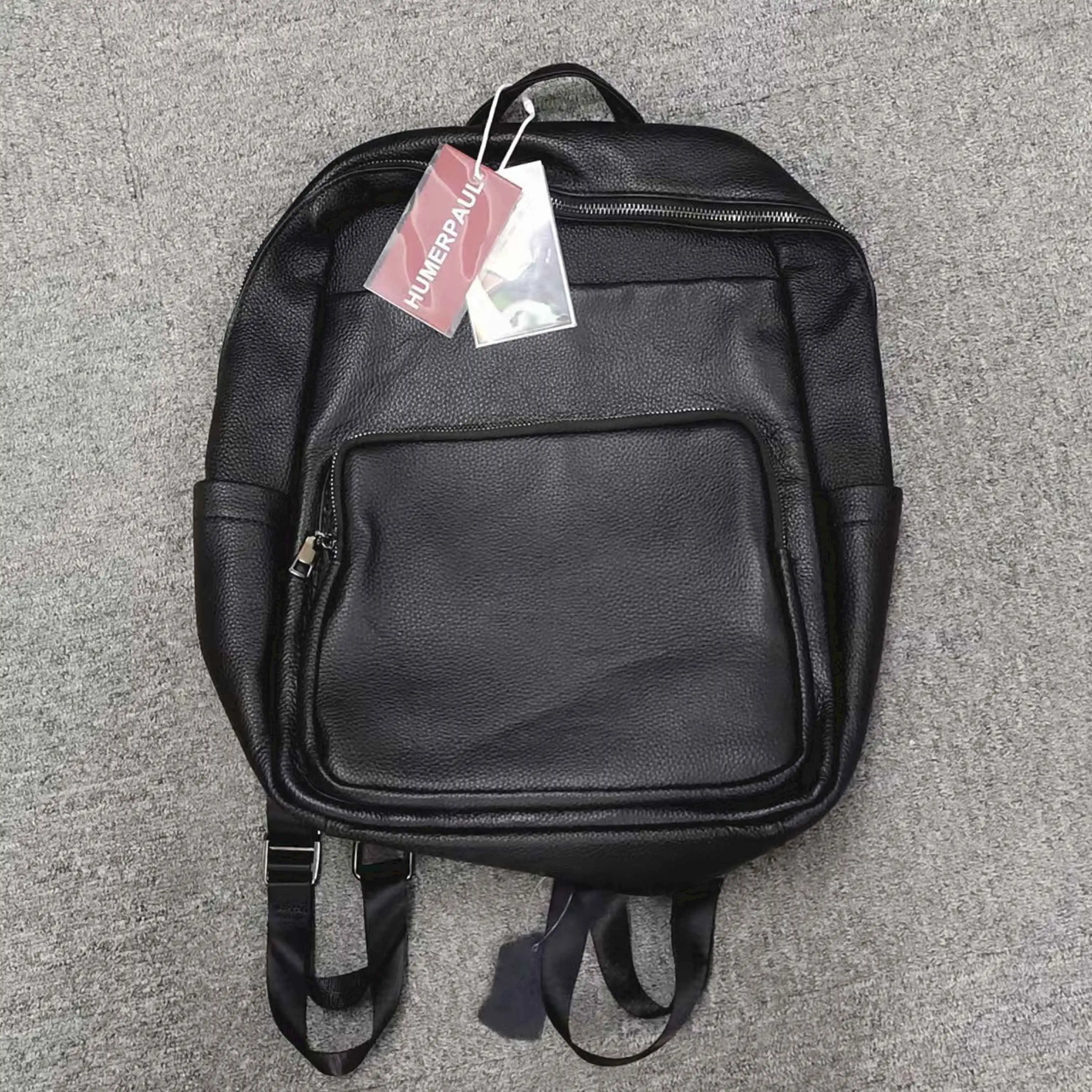 

HUMERPAUL Genuine Leather Haversack Backpack Bag for Men