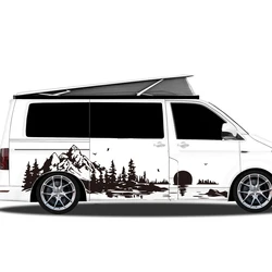 Mountain Lake  Landscape Camper Rv Car Sticker Decal Adventure Nature Wildlife Woodland Forest Auto Vehicle Decor