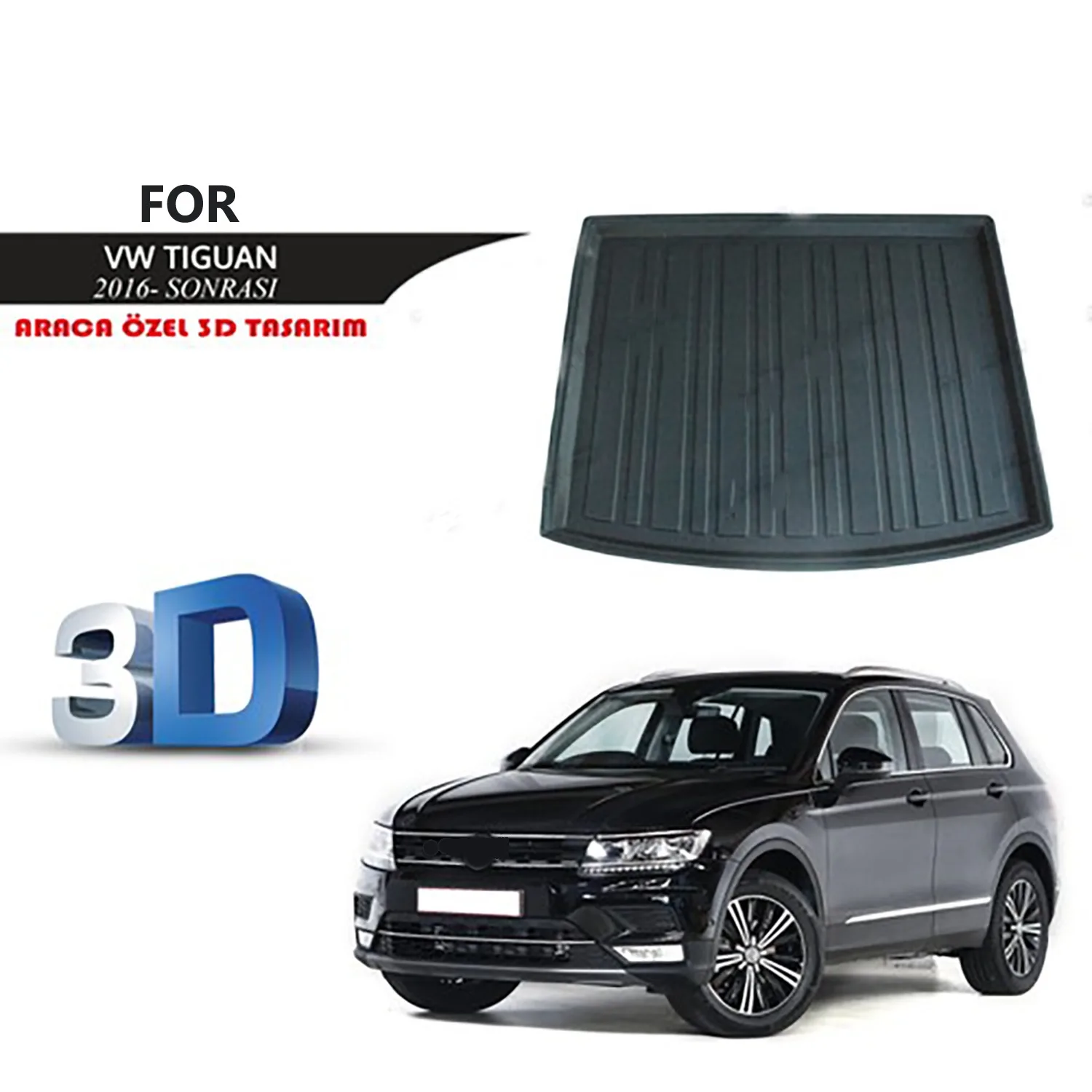 

For VW tiguan luggage pool Car accessory Car Mat Car Rear Trunk Mat Protective Pads Cargo Liner Trunk Tray Floor