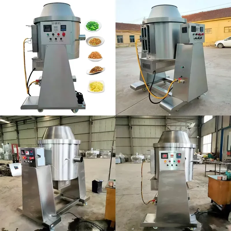 Máquina Comercial Automática para Arroz Frito 2026, Wok de Cocina para Saltear Verduras, Máquina de Cocina con Tambor para Saltear
