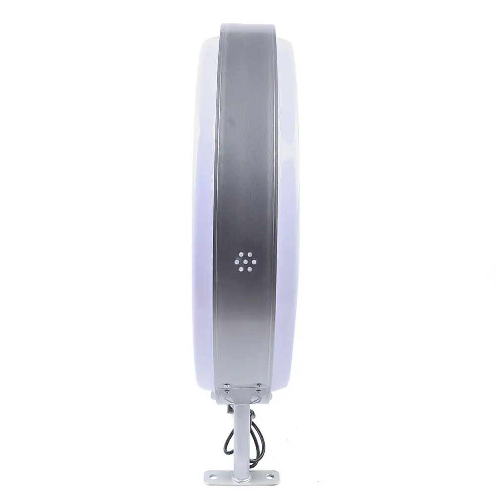 LED-Lichtbox, doppelseitig, rund, 60 cm, wasserdicht, beleuchtet, Schild, Lichtwerbung, für Restaurants, Snackbars, Geschäfte