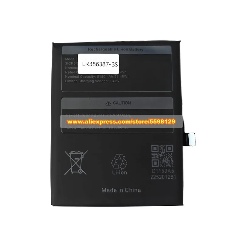 New Expand Capacity LR386387-3S Battery 58Wh for One Xplayer Mini One Xplayer Mini Pro Gaming Handheld PC