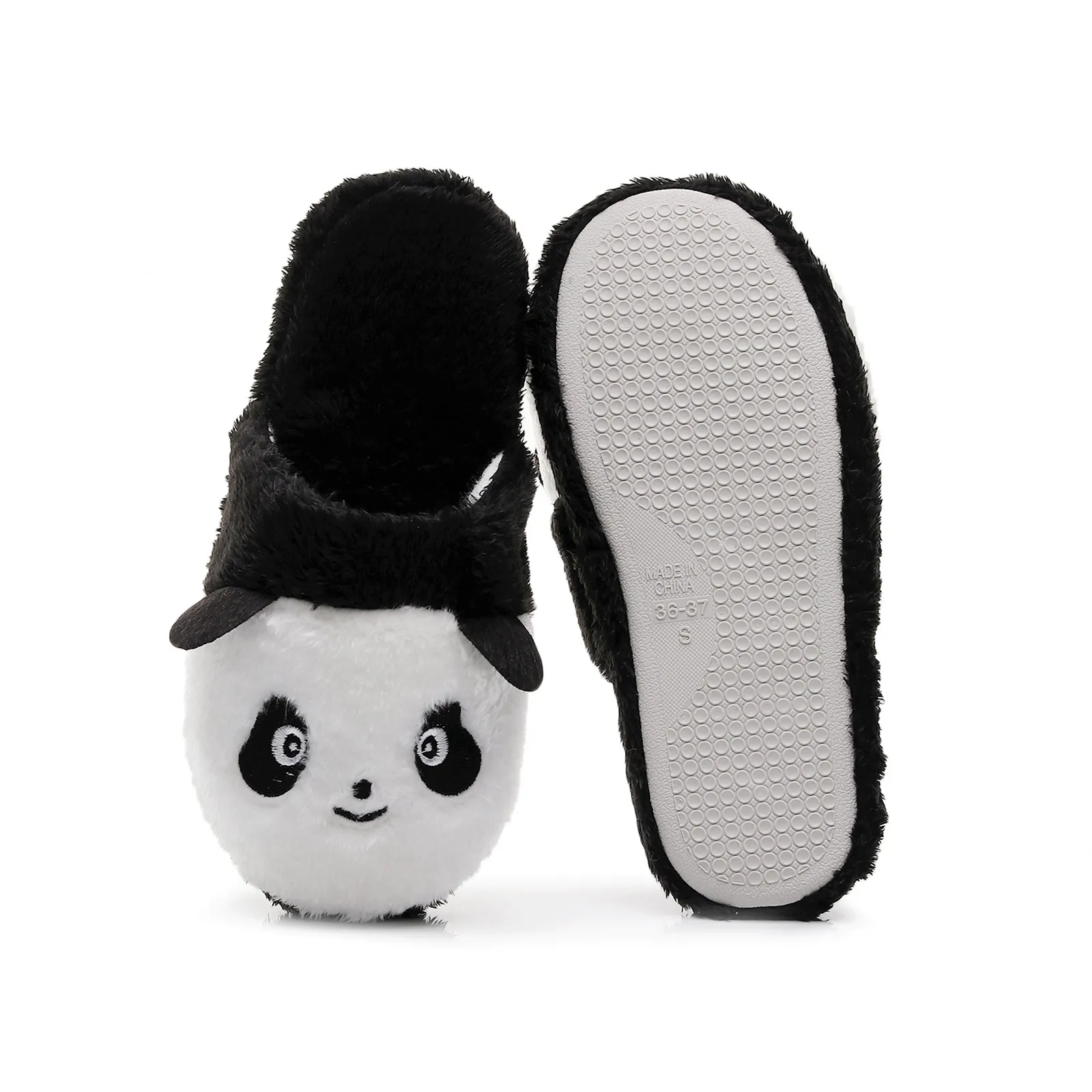 Winter Warm House Slippers Soft Non Slip Plush Women Panda Shoes Type 22 23 24cm Panda Doll Winter Slipper Indoor Outdoor Shoes