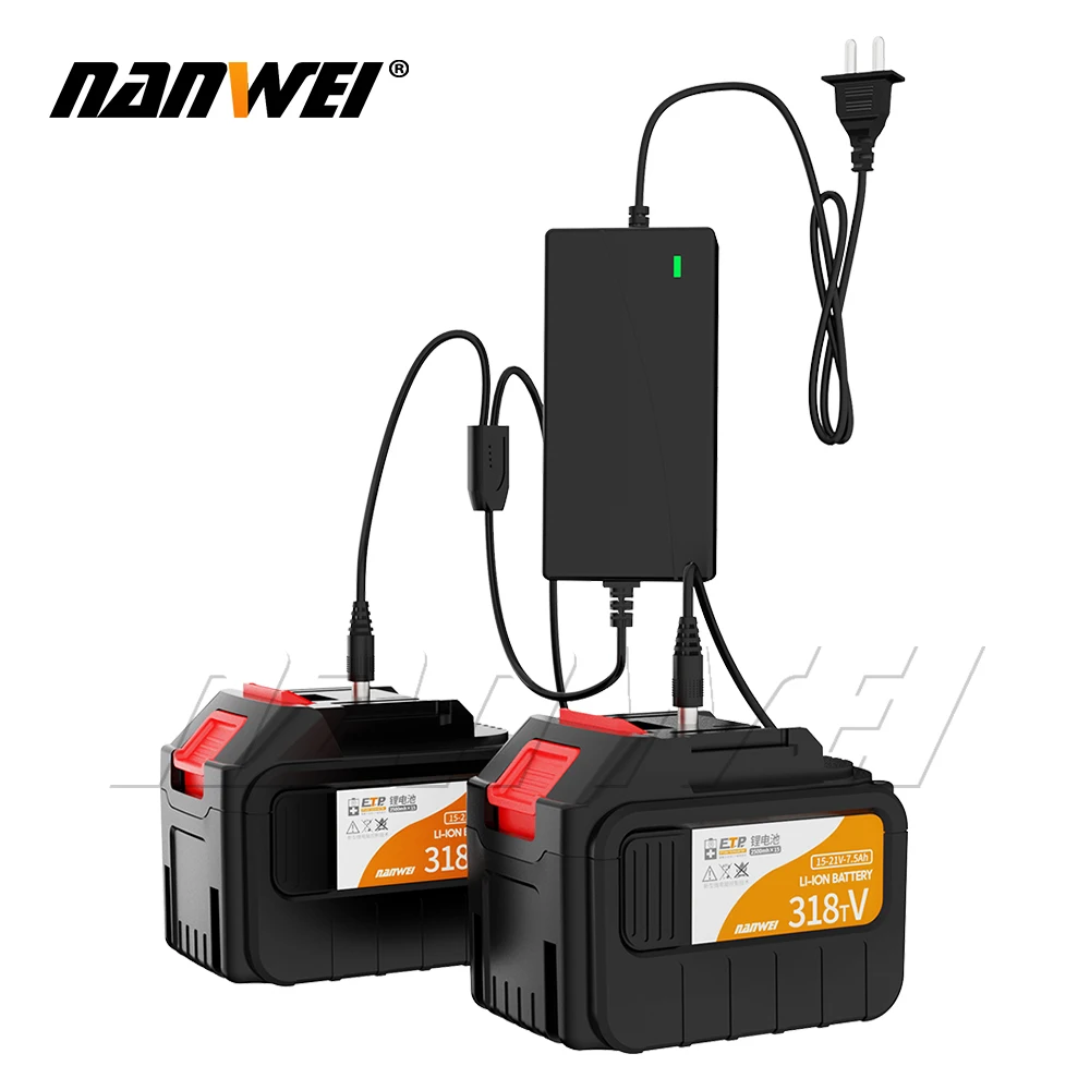 NANWEI Battery Charge Electric Drill Battery Charger Electric Screwdriver Battery For Electric Power Tools