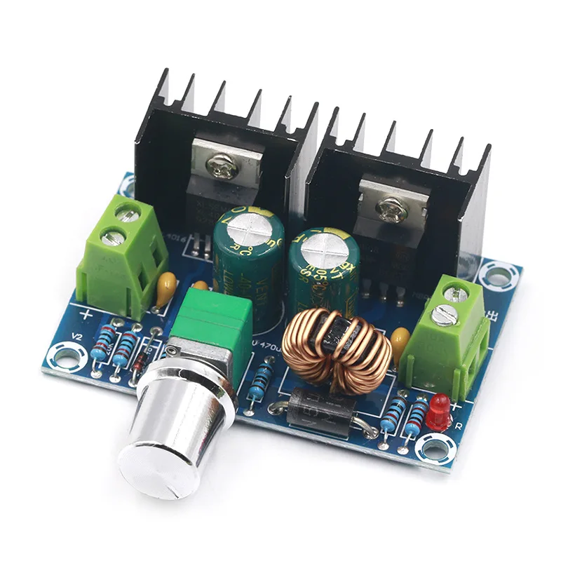 XH-M401 DC-DC Step Down Buck Converter Power Supply Module XL4016E1 PWM Adjustable 4-40V To 1.25-36V Step Down Board 8A 200W