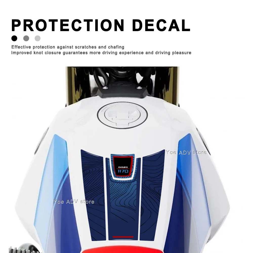 ل R 12 G/S R12GS R 12 GS 2025 طبعة محدودة دراجة نارية ثلاثية الأبعاد الراتنج ملصق عدة خزان الوقود وسادة واقية جديد ديكور مائي