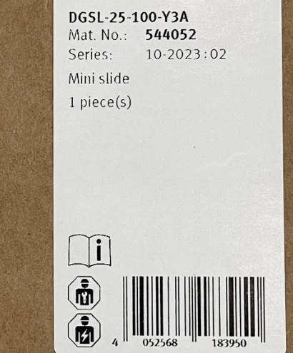 

Brand New DGSL-25-100-Y3A 544052 Fast delivery