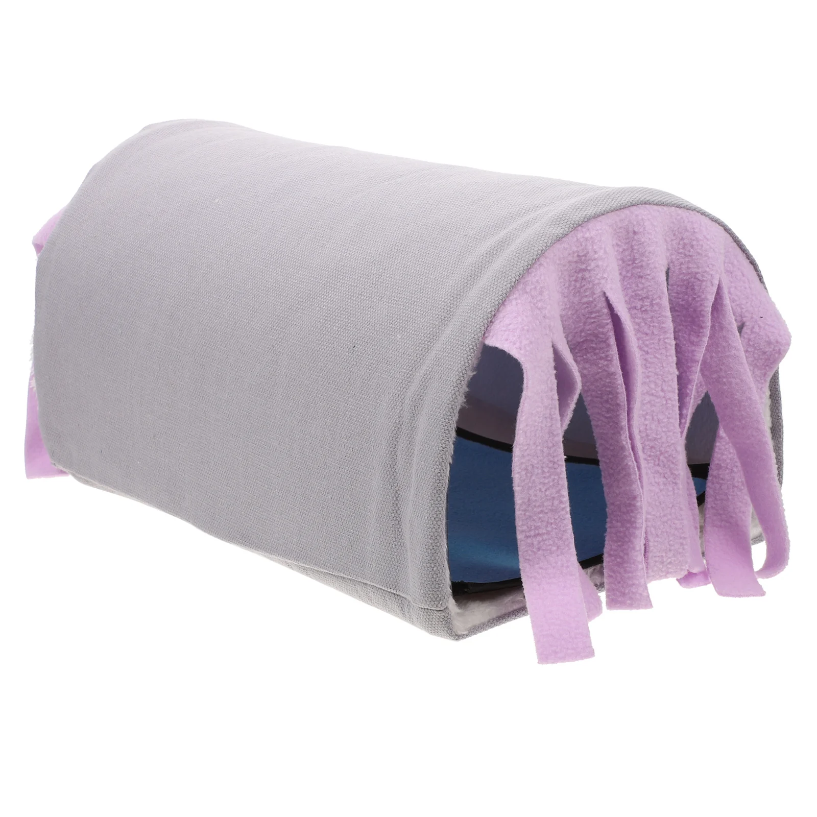 مخبأ حيوانات صغير لنفق الحيوانات الأليفة للهامستر خنزير غينيا أرنب عش ناعم سرير لعب نفق الحيوانات الأليفة يستريح بقعة مريحة #4