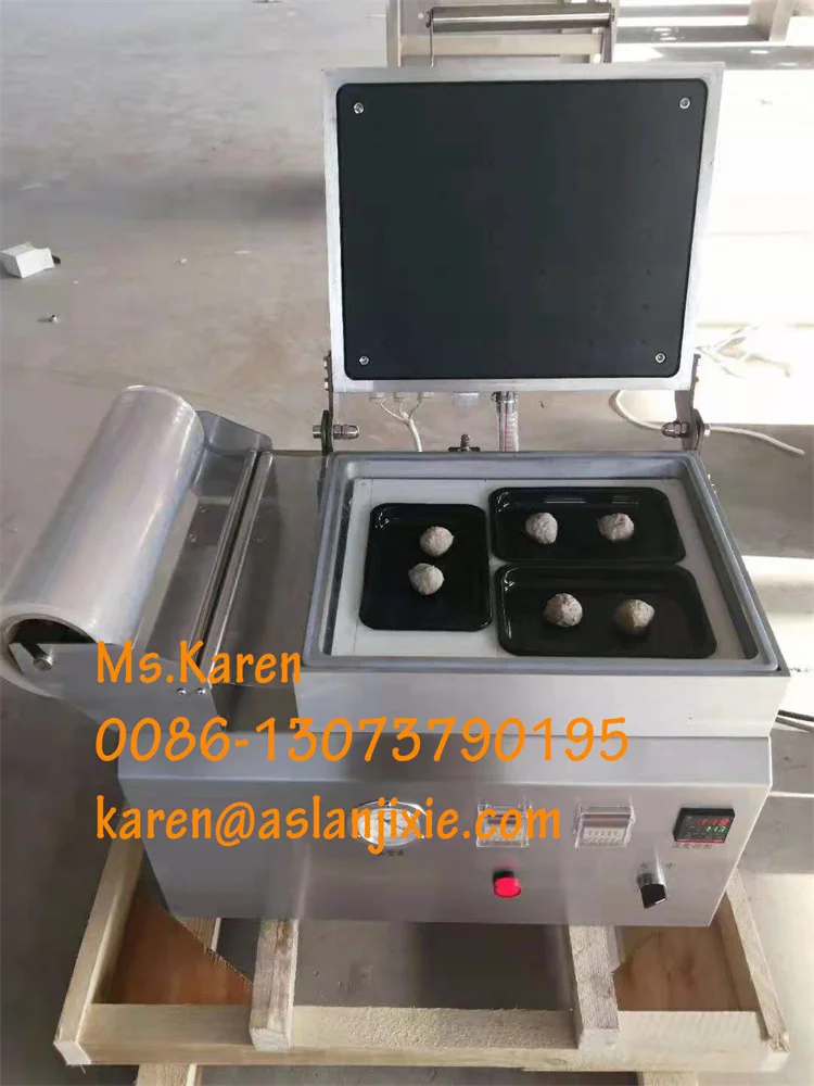 Vacuum Packaging Machine With Tray Fresh Meat Steak Vacuum Tray Sealing Packing Machine