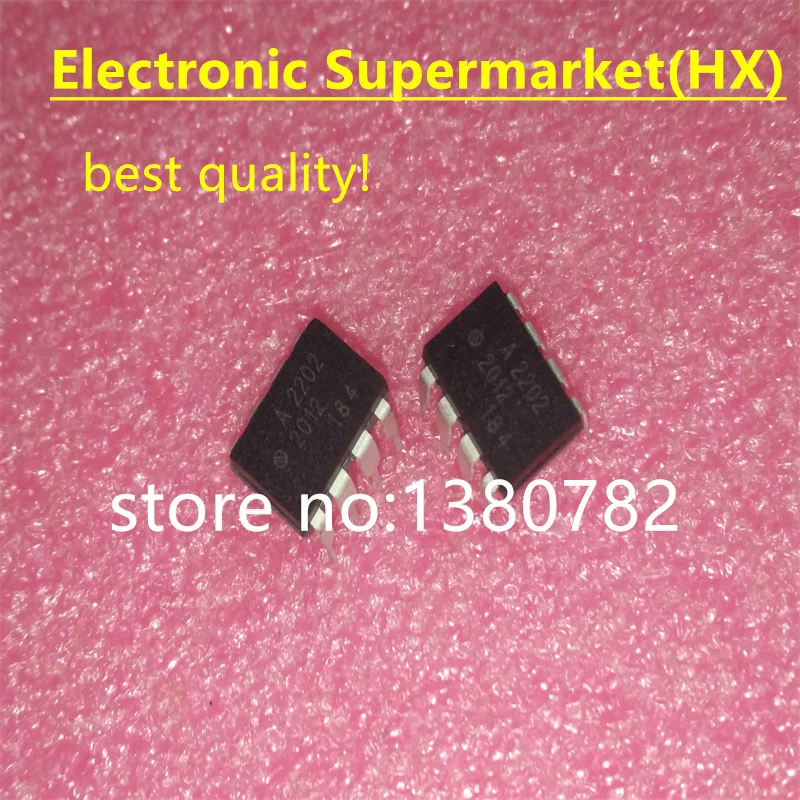 

Free Shipping 10pcs/lots HCPL-2202 HCPL2202 DIP-8 New original IC In stock!