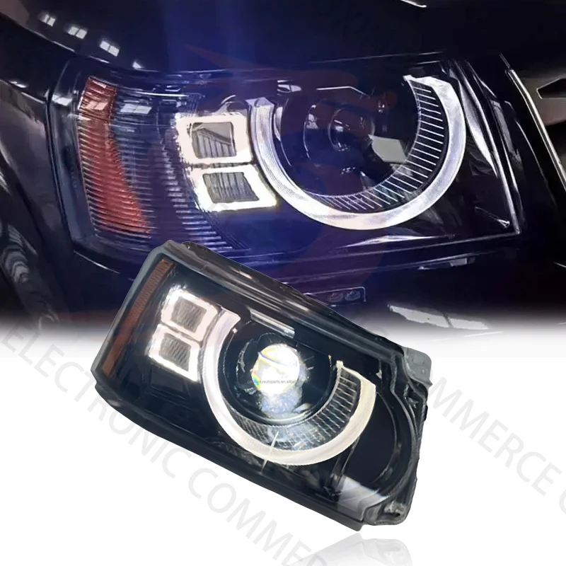 لاند روفر Led رئيس مصباح السيارات العلوي لاندروفر 10 رينج روفر سبورت إلى المدافع 10 كشافات الجمعية
