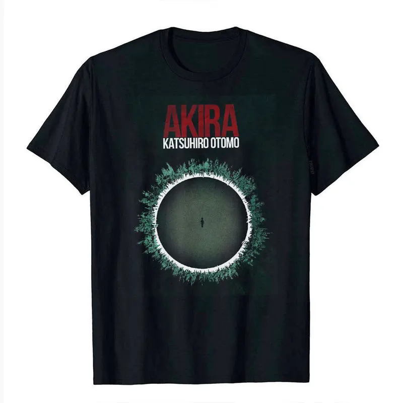 Akira Cyberpunk City Explosion Gift T‑Shirt Katsuhiro Otomo Retro Manga Shotaro Kaneda Neo‑Tokyo Anime Print Short Sleeve Tops