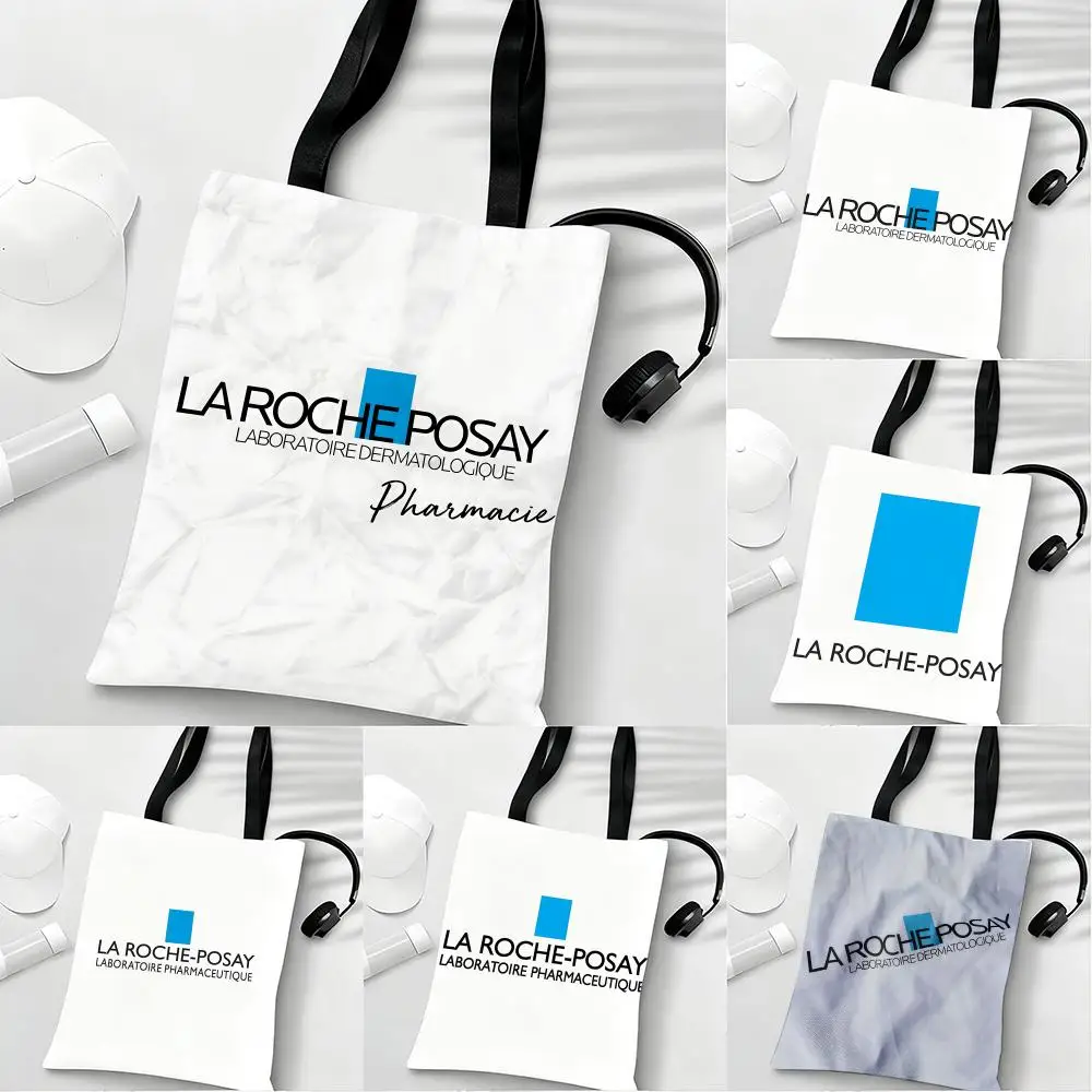 Bolsas de almacenamiento ligeras, ecológicas, modernas, multiusos, de gran capacidad, de lona, ​​tipo tote, La Roche-Posay