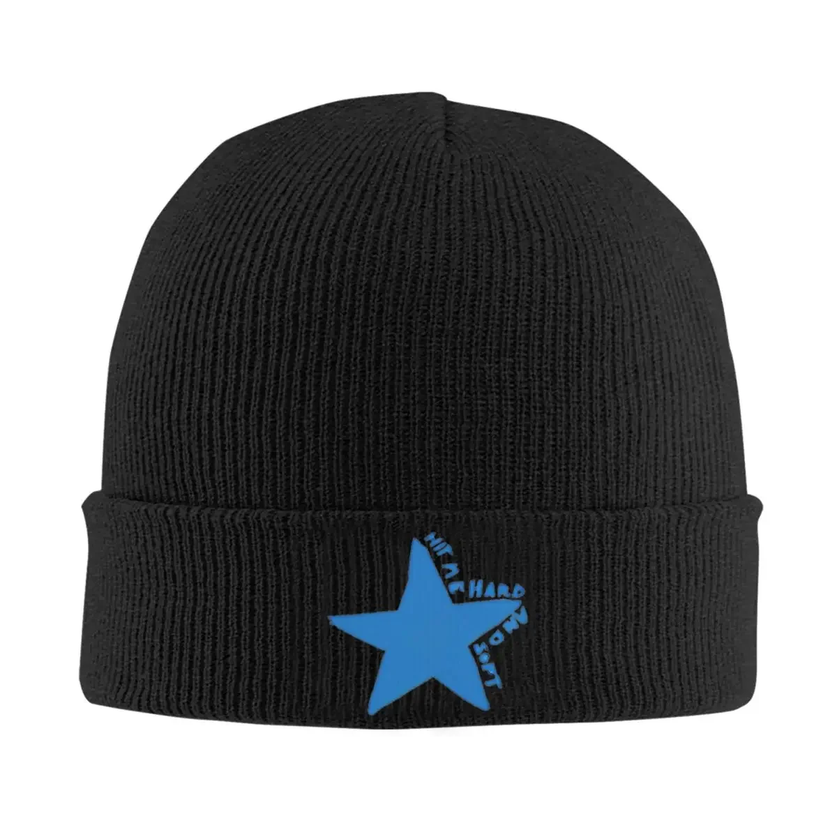 Blue Star Billies Hit Me Hard And Soft Knit Hat Beanies Winter Hats Warm Color Eilishs Caps for Men Women