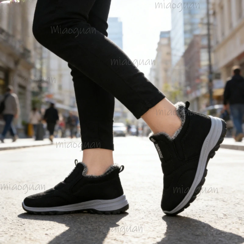 

Зимние мужские и женские уличные сапоги для снега: повседневные, теплые, легкие, хлопковые, нескользящие, для походов и прогулок, комфортная обувь