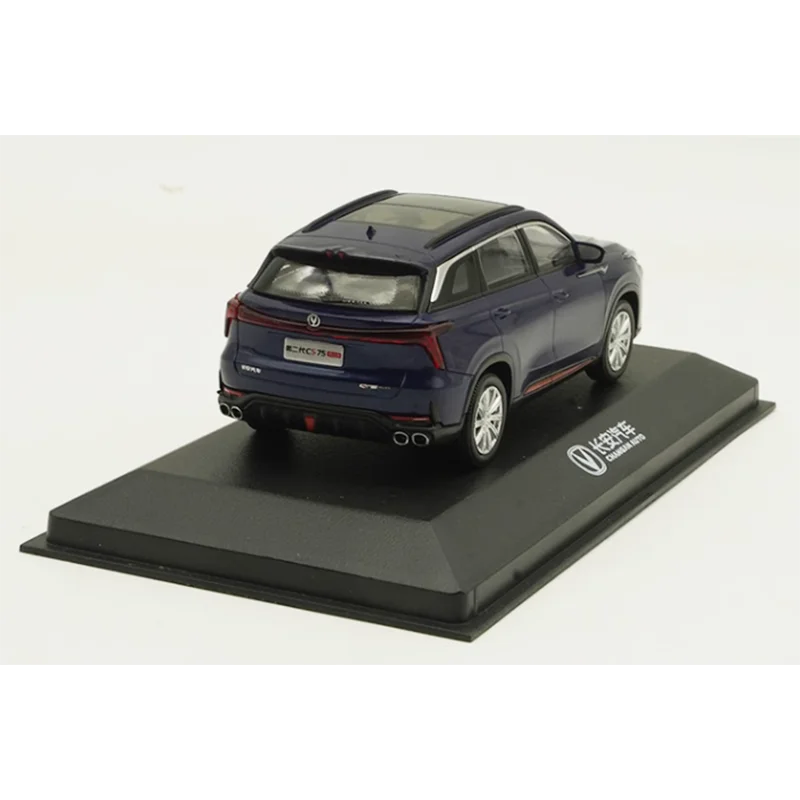 Diecast 1:43 Scale Changan Second Generation CS75 PLUS Plastic Car Model Finished Simulation Collection Gift Toy Display