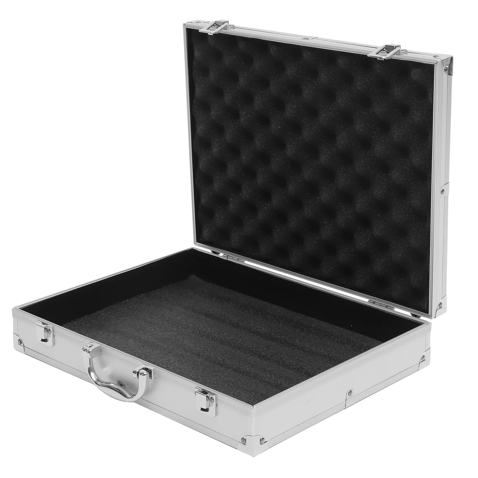 Shockproof Toolbox alumínio com malas bloqueáveis, Trolley Hard Case, Man Rack, casos Prime, Grande