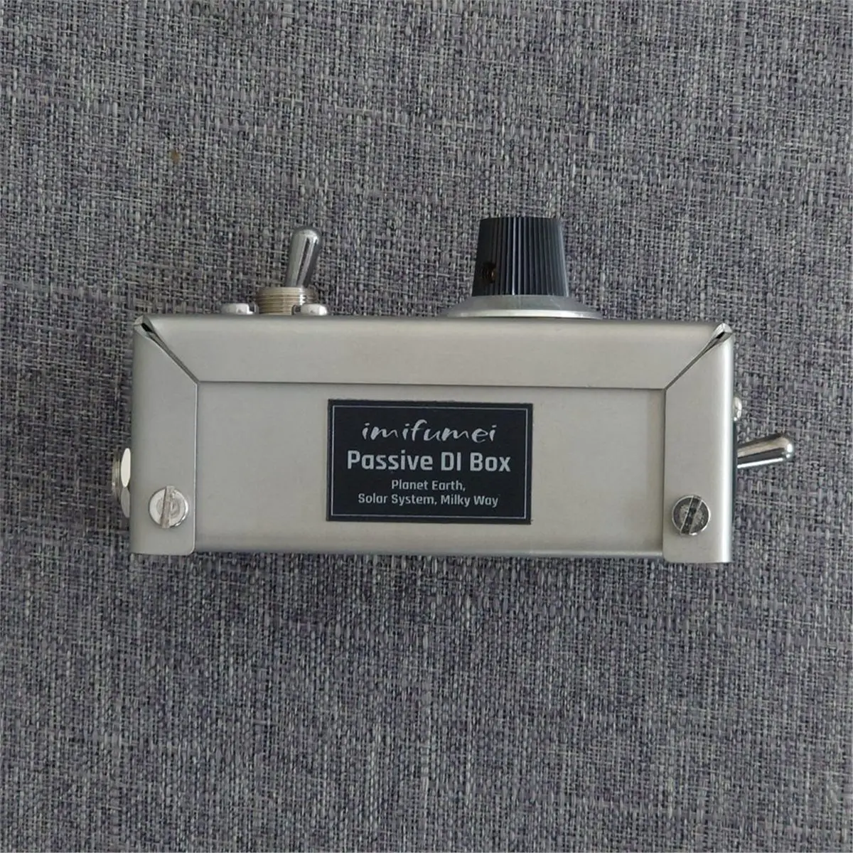 Caja DI de Audio Pasiva ABVB para Mezclador de Guitarra y Tarjeta de Sonido, Interruptor Estéreo/Mono, para Grabación en Estudio