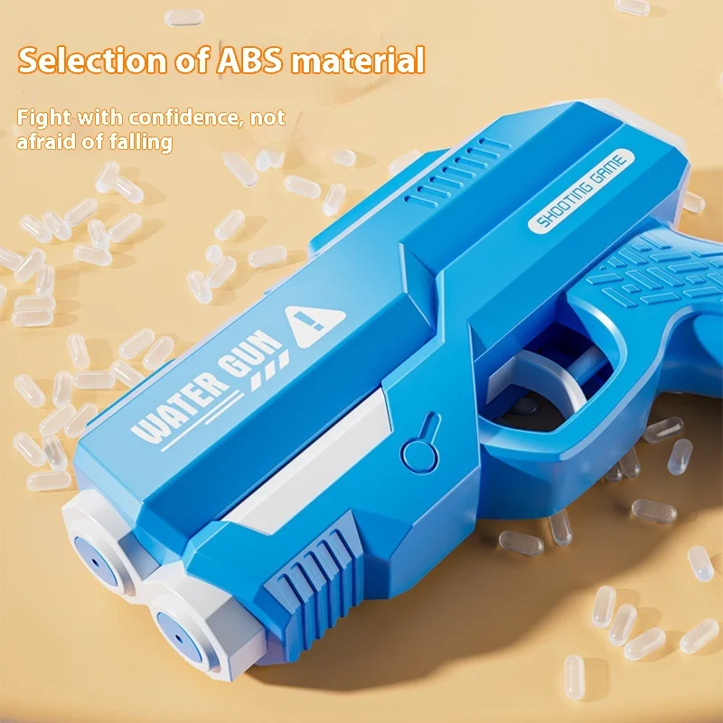 Dual Nozzle Pressurized Water Gun for Kids - Outdoor Summer Water Toy, Beach & Backyard Splash Battle, Bulk for Resale Pool Part