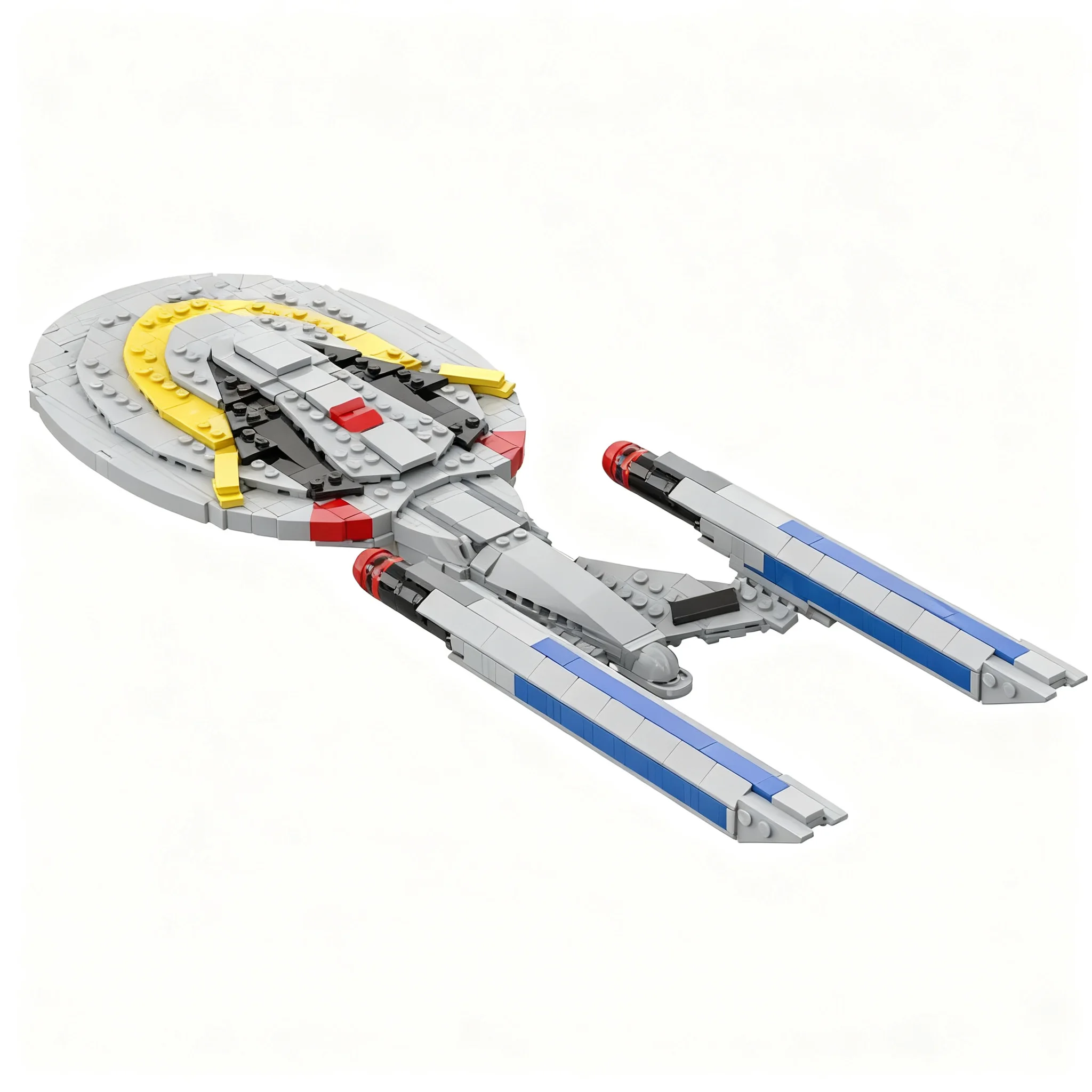 868pcs MOC Star Trek Alternate Sovereign Class USS Space Model Building Blocks Toys Construction Christmas Gift DIY Creative view 2
