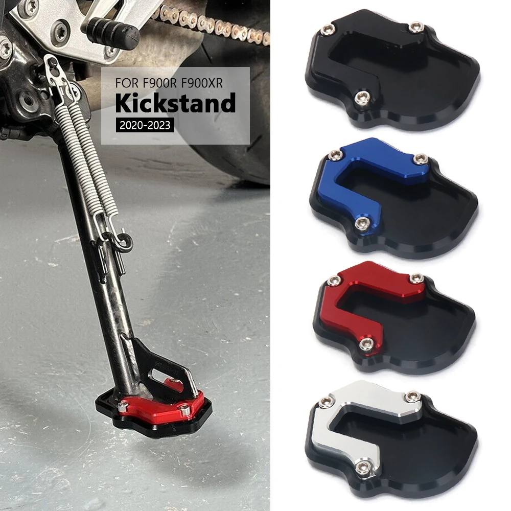 New Motorcycle Kickstand Side Stand Extension Foot Pad Support Fit For BMW F900R F900XR F 900 R F900 XR 2020 2021 2022 2023