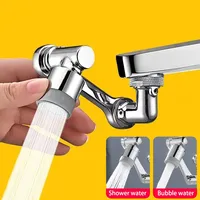 1080 ° rotatable extension faucet sprayer head water tap nozzle universal bathroom tap extend adapter aerator 2 spray modes