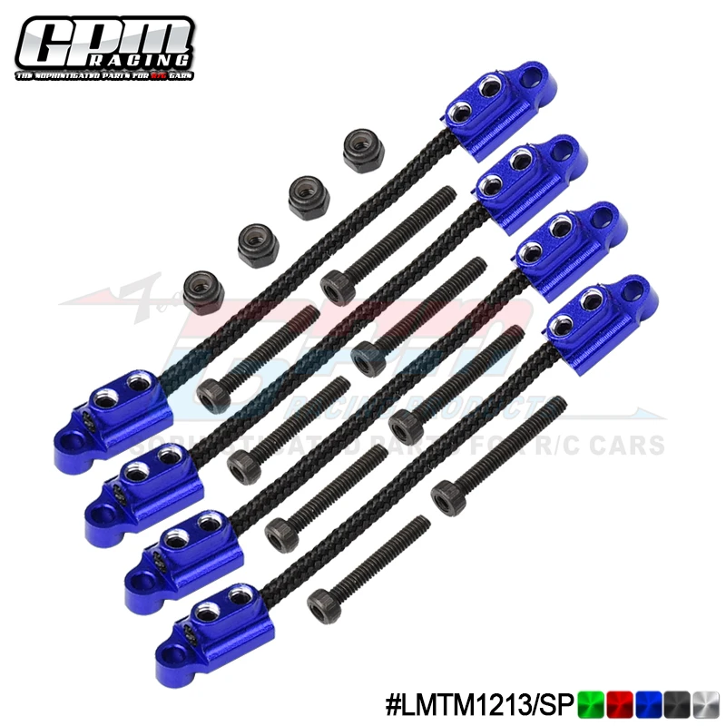 

GPM Front & Rear Suspension Travel Limit Straps For LOSI 1/18 Mini LMT