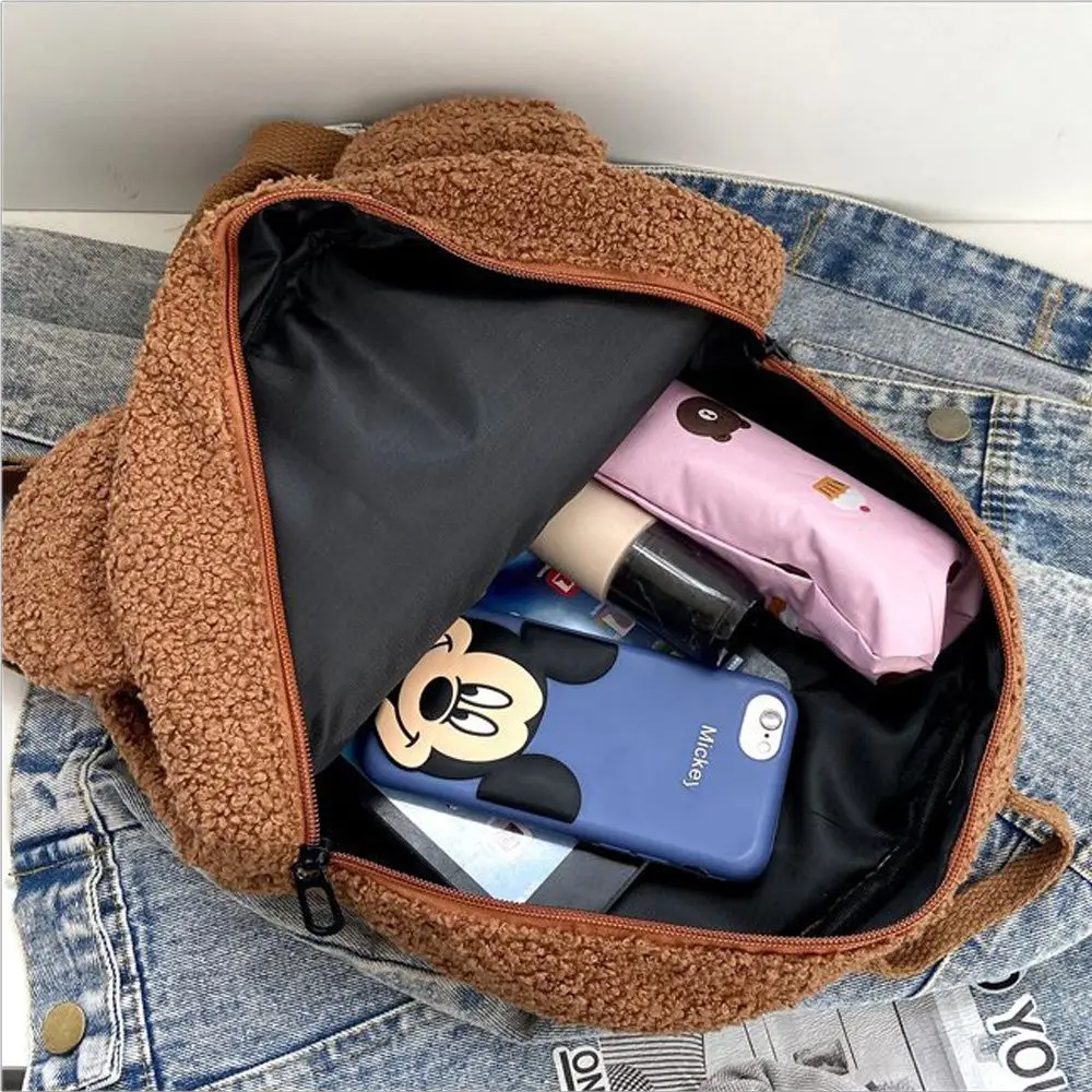 Nuovi zaini multifunzione con orso cartone animato Borsa a tracolla carina Mini zaino da donna alla moda Zaini per lo shopping da viaggio Borsa da ragazza