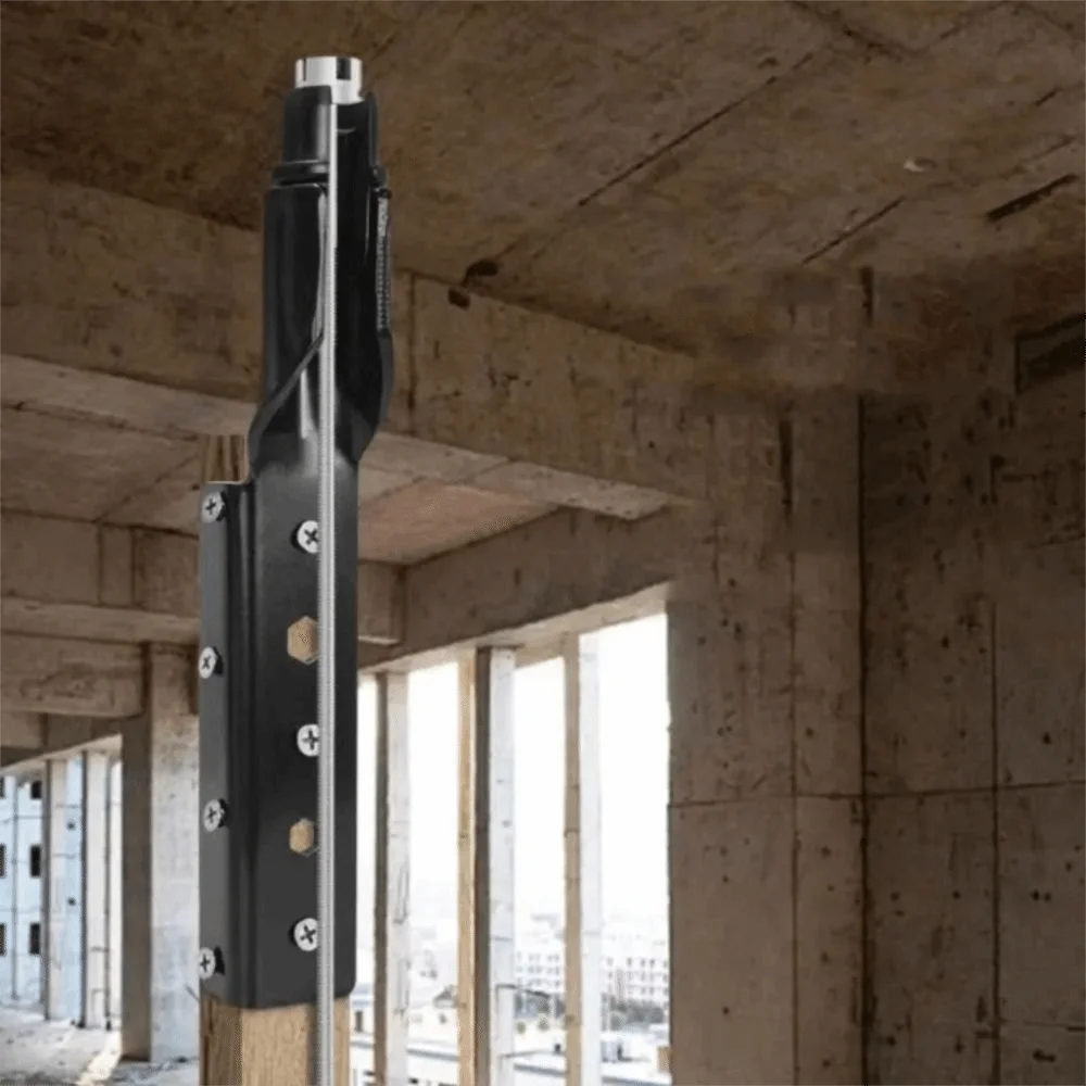 Conjunto de manga de teto hexagonal de aço espesso, extensão gratuita, fácil de transportar, ferramenta de instalação de haste de suspensão