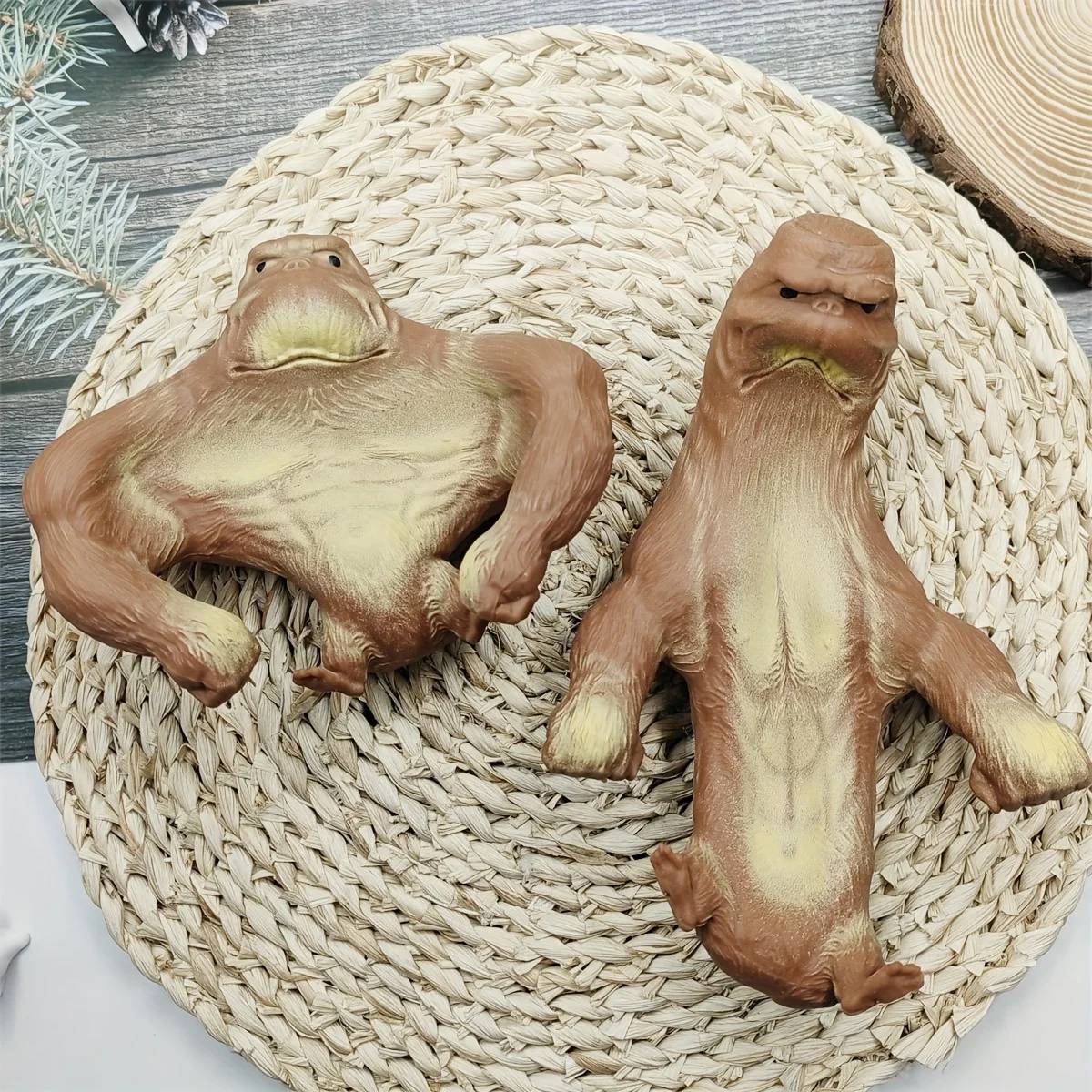 لعبة غوريلا المضحكة القابلة للتمدد - زخرفة سطح المكتب المرنة المقاومة للقلق #5