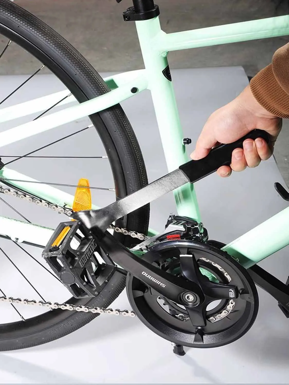 AliExpress Bike Pedal Wrench Extra Long Handle Sturdy Durable Cycling Pedal Spanner Install Tool Bicycle Accessories