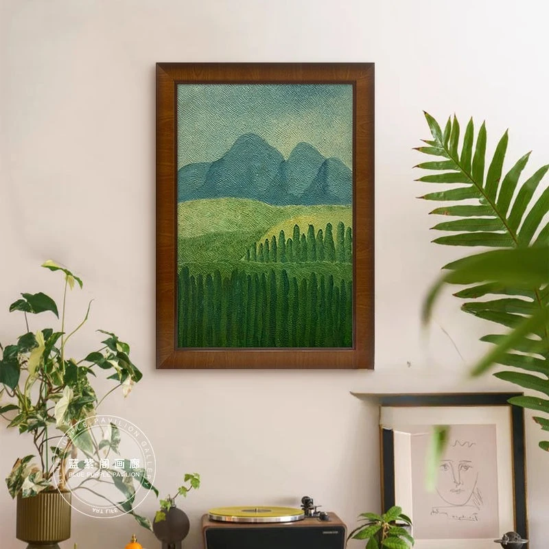 

Good meaning Entrance Corridor Aisle Medieval Nanyang Oil Painting Chinese American Inkjet Painting Decoration