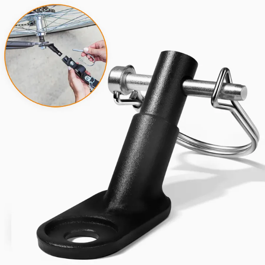 AliExpress 1set Bicycle trailer connector, rust proof metal bicycle trailer connector, bicycle accessory adapter, suitable for cargo and pe
