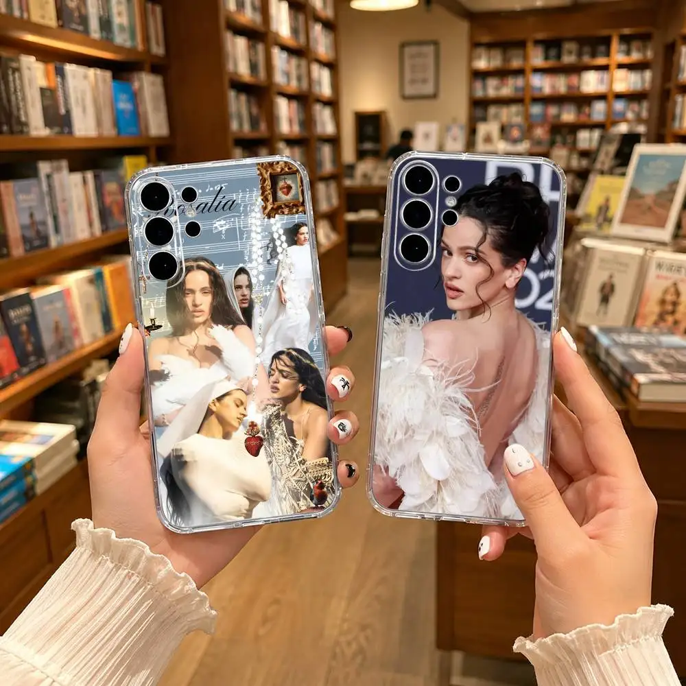 R-Rosalia Flamenco-Motomami Clear Hard Phone Case For Samsung S25,24,23,22,21,10,9,Ultra,Plus,Lite Transparent Cover