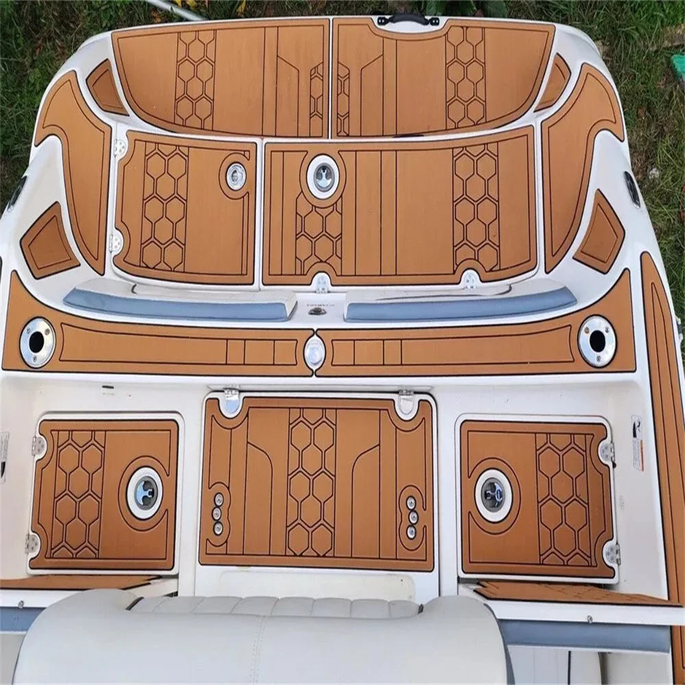 2016 Ya-ma-ha 190FSH Sport Swim Platform Cockpit Pad Boat EVA Foam Teak Floor Mat