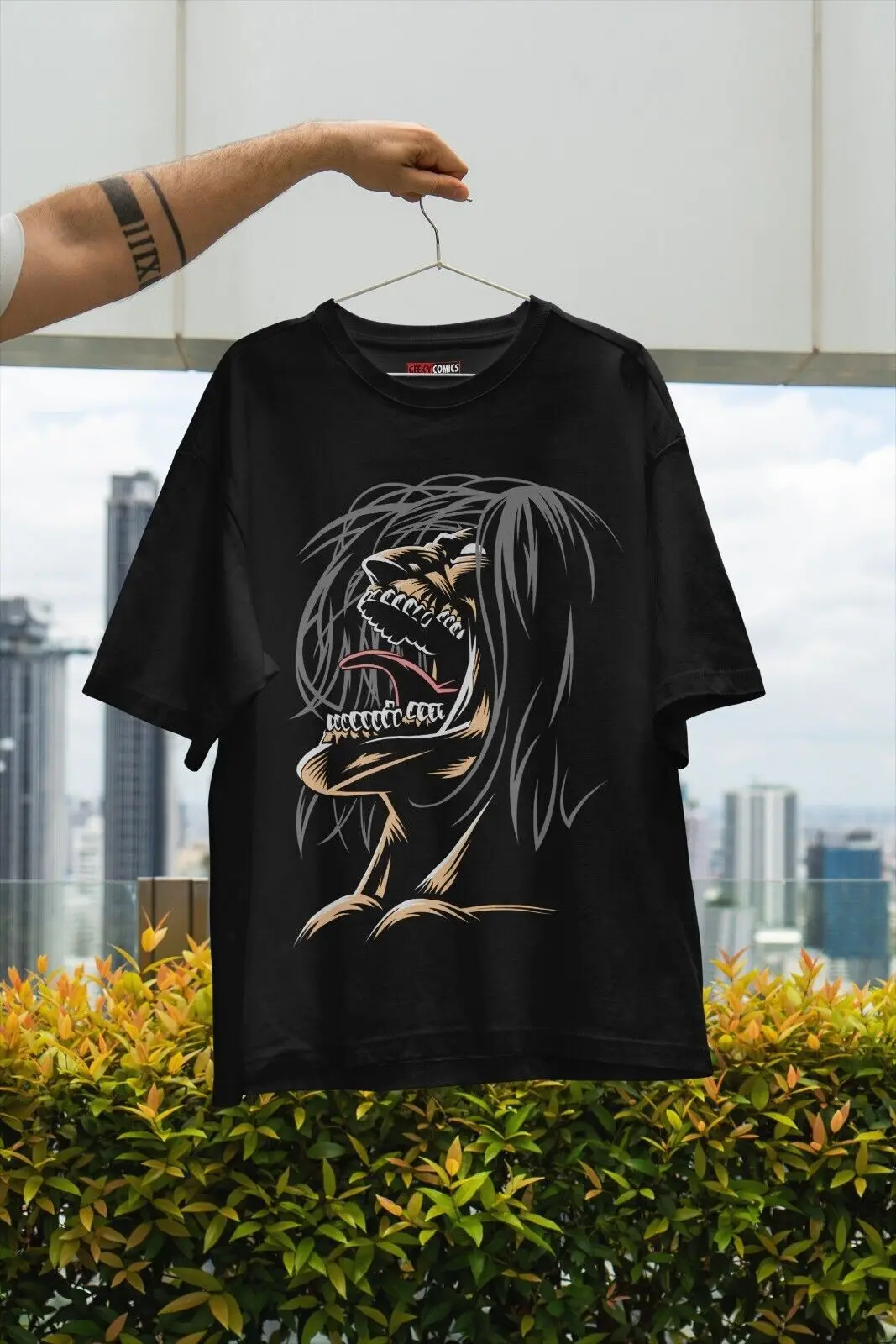 Anime T-shirt | Eren Yeager Attack on Titans T-shirt | vintage shirt | Anime tee