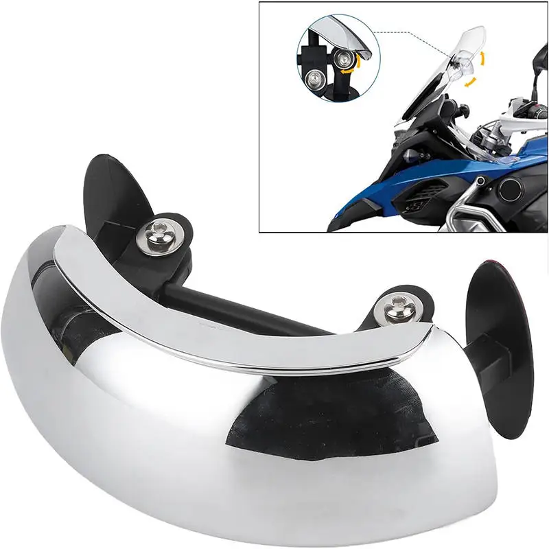 

Motorcycle 180 Degree Wide Angle Rearview Mirror​ Blind Spot Eliminator Safety Mirror for Scooter ATV Modification