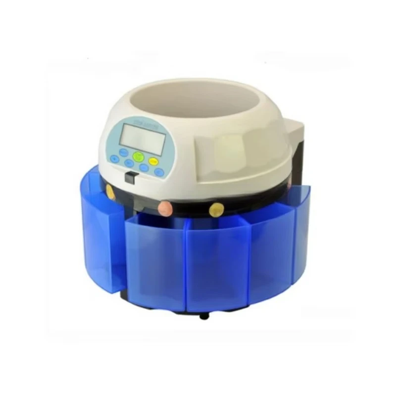 650 Coins Per Minute High Speed Coin Counter and Sorting Machine with LCD Display for Multi-Currency Financial Institutions