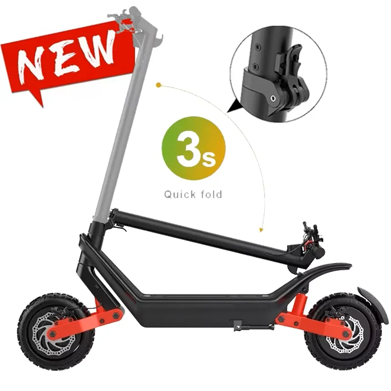 Warehouse In Europe USA 48V 20Ah Battery 100km 11 Inches Electric Scooter Foldable Frame 1000W Double Brushless Motors