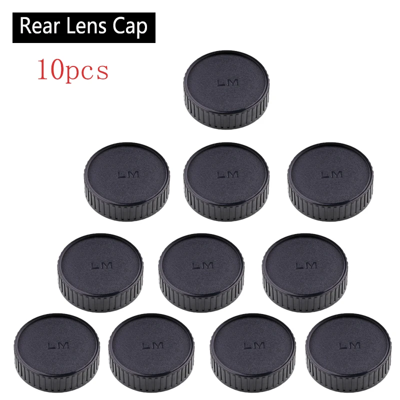 10 PCS Camera Body Cover Rear Lens Cap for Protection Dustproof Plastic Replacement for Leica for M LM Camera Lens M6 M7 M8