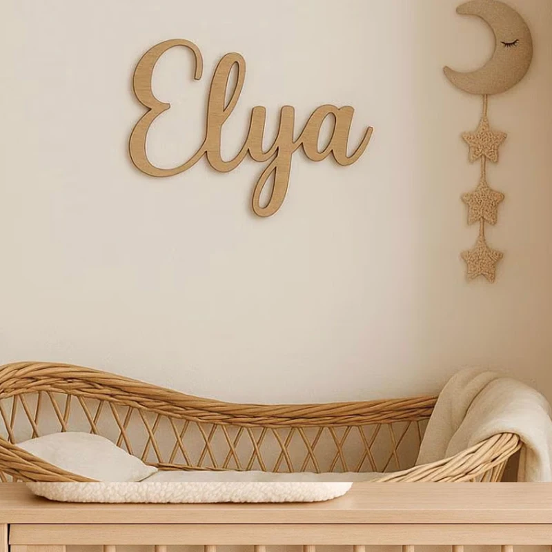 Papan Nama Kayu Custom, Papan  - Baby Nursery Name Letters ulasan dan harga