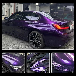 TPU Venice Purple 7.0mil Self-healing Anti Scratch PPF TPU Paint Metallic Midnight purple Paint Protection Film Color PPF Wrap
