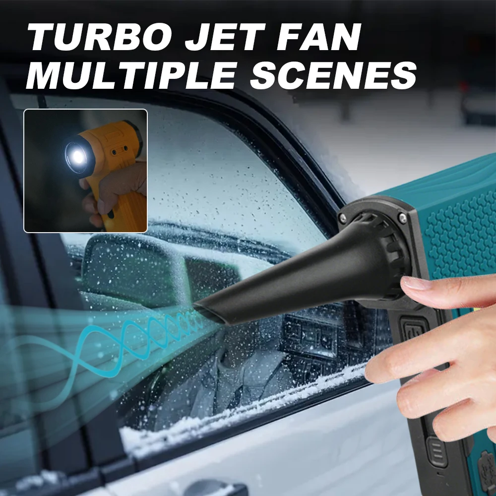 جديد مروحة عنيفة قابلة للشحن منفاخ الهواء مع 4 فوهات 1000000 دورة في الدقيقة فرش يده توربو مروحة نفاثة ضاغط الهواء تنظيف الغبار