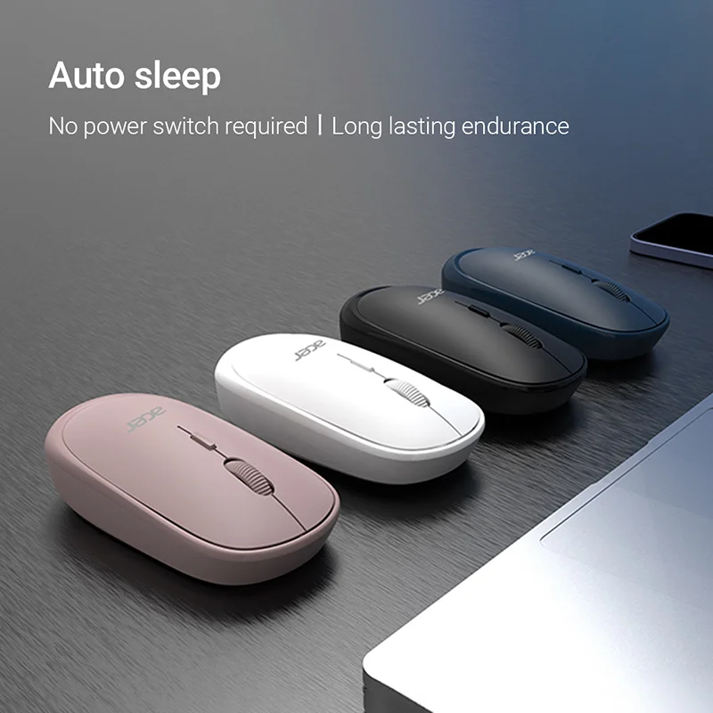 Acer-فأرة لاسلكية usb ، صامتة ، من أجل المنزل والمكتب والألعاب والمحمول وللسطح المكتب والكمبيوتر المحمول والكمبيوتر اللوحي والكمبيوتر الشخصي واللاعبين 2 جيغاهرتز