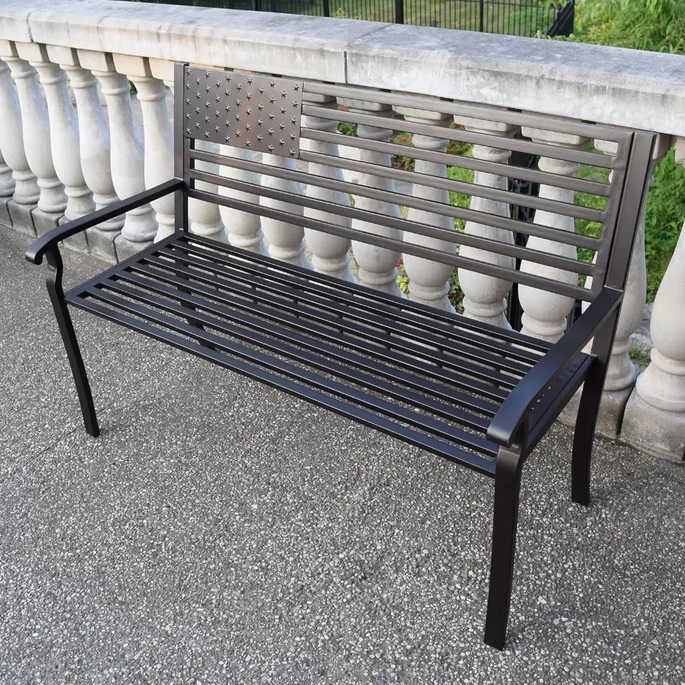 American Pride Bench Chairs，Outdoor Leisure Bench